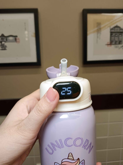 Smart Thermos Bottle for Kids with Temperature Display